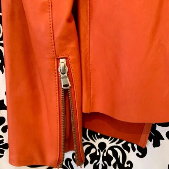 Danier moto peplum leather jacket - Picture 6 of 15